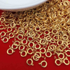 Fiasrel 10/50pcs Jewelry Bulk Making Brass Spring Ring Clasp