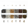 Fiasrel Jewelry findings Set Jewelry Making Tools Copper Wire Open Jump Rings Earring Hook Jewelry Making Supplies Kit