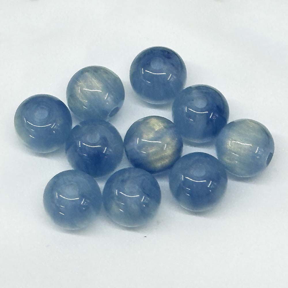 Fiasrel 20pcs 8mm 10mm Round Acrylic Beads for DIY Jewelry Bracelet Necklace Earring Phone Strap Crafts Supplies