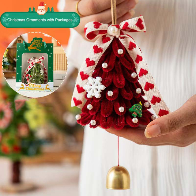 Fiasrel Christmas Ornaments Christmas Tree Handmade DIY Material Packages Homemade Creative Gifts