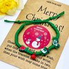 Fiasrel 20/50/100pcs Kraft Paper Card Display Jewelry Christmas Card Supplier