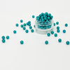 Fiasrel 100pcs DIY Beaded Charms 21 Colors Available String Beads for Bracelet Making