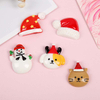 Fiasrel 20/50/100pcs Xmas Holiday Series Mixture Design Flat Back Resin Cabochon DIY Scrapbooking Decoration