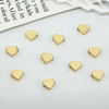 Fiasrel 30pcs Permanet Big Heart Charms DIY Jewelry Making Love Pendant Beads