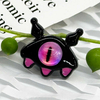 Fiasrel 10pcs Fashion Cute Simple Monster Eyes Cartoon Jewelry Beads for Women Girls