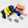Fiasrel 28pcs 1.5mm 2.0mm 2.5mm Chinese Macrame Knotting Cord Kit for Jewelry Making Bracelet Necklace Earrings