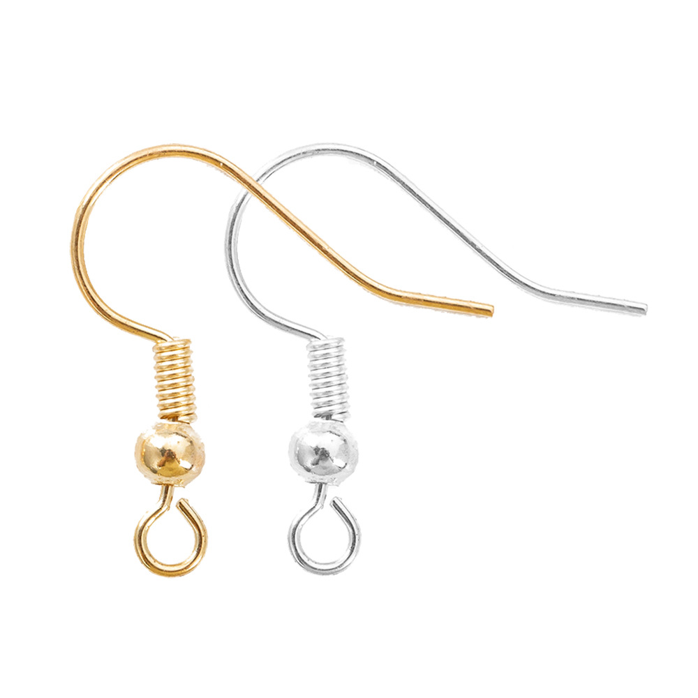 Fiasrel 10/50pairs/lot Earring Findings Earrings Clasps Hooks Fittings for DIY Jewelry Making Supplies