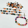 Fiasrel 50/100pcs Halloween Series Creative Funny Polymer Clay Beads For Jewelry Making DIY Fashion Bracelet Necklace Bag Phone Key Chain Handmade Craft Supplies