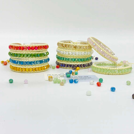 Fiasrel 10color Jewelry Handmade Woven Bead Adjustable Bracelet