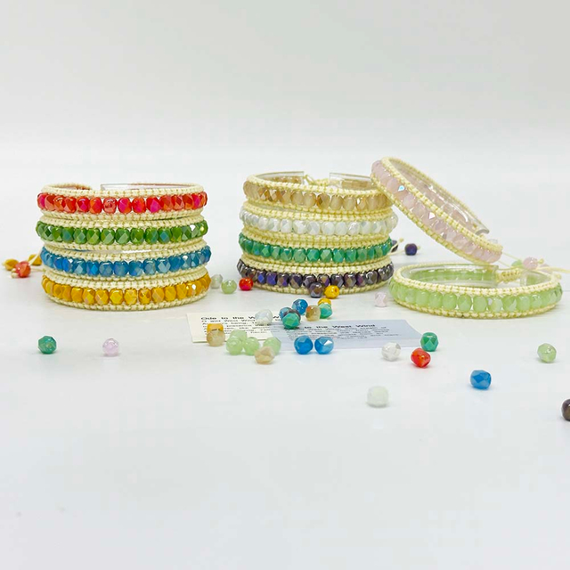 Fiasrel 10color Jewelry Handmade Woven Bead Adjustable Bracelet