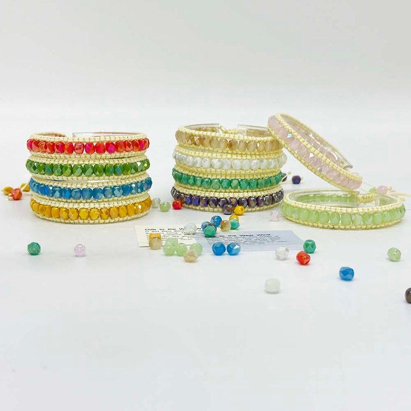 Fiasrel 10color Jewelry Handmade Woven Bead Adjustable Bracelet