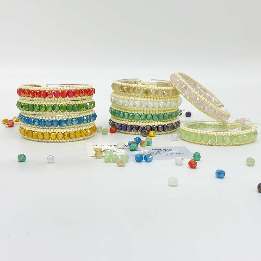 Fiasrel 10color Jewelry Handmade Woven Bead Adjustable Bracelet