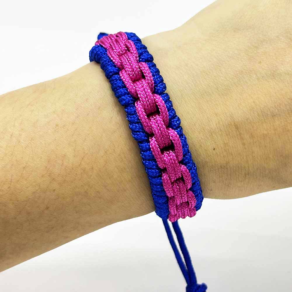 Fiasrel Fiasrel High Quality Adjusted Adjustable Closure Multicolor Paracord Survival Bracelets