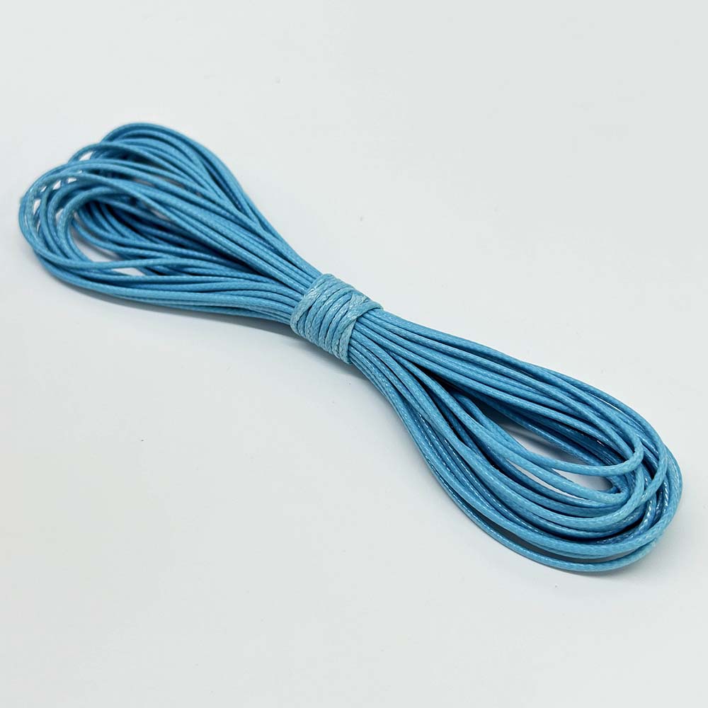 Fiasrel 0.5mm 0.8mm 1mm 1.5mm 10Yards/lot Waxed Cord Rope Waxed Thread Cord String Strap for Jewelry Making Handmade Craft Supplies