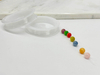 Fiasrel 0.4/0.5/0.6/0.7/0.8/1mm 2 Rolls Round Clear Elastic Crystal Thread Transparent Elastic Cord String for DIY Jewelry Making Beaded Bracelet Necklace