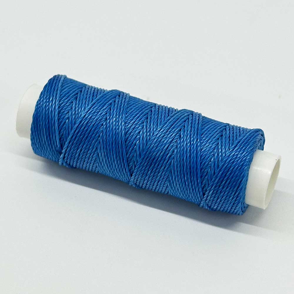 Fiasrel 0.55mm 32 Yards 43-Color Round Wax Thread Spool for Braided Bracelets Faux Leather Sewing Jewelry Making