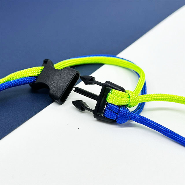 Fiasrel 16mm 10/50pcs 5/8 Inch Curved Plastic Quick Release Buckles for Paracord Bracelets Dog Collars Luggage Straps Pet Collars Backpacks