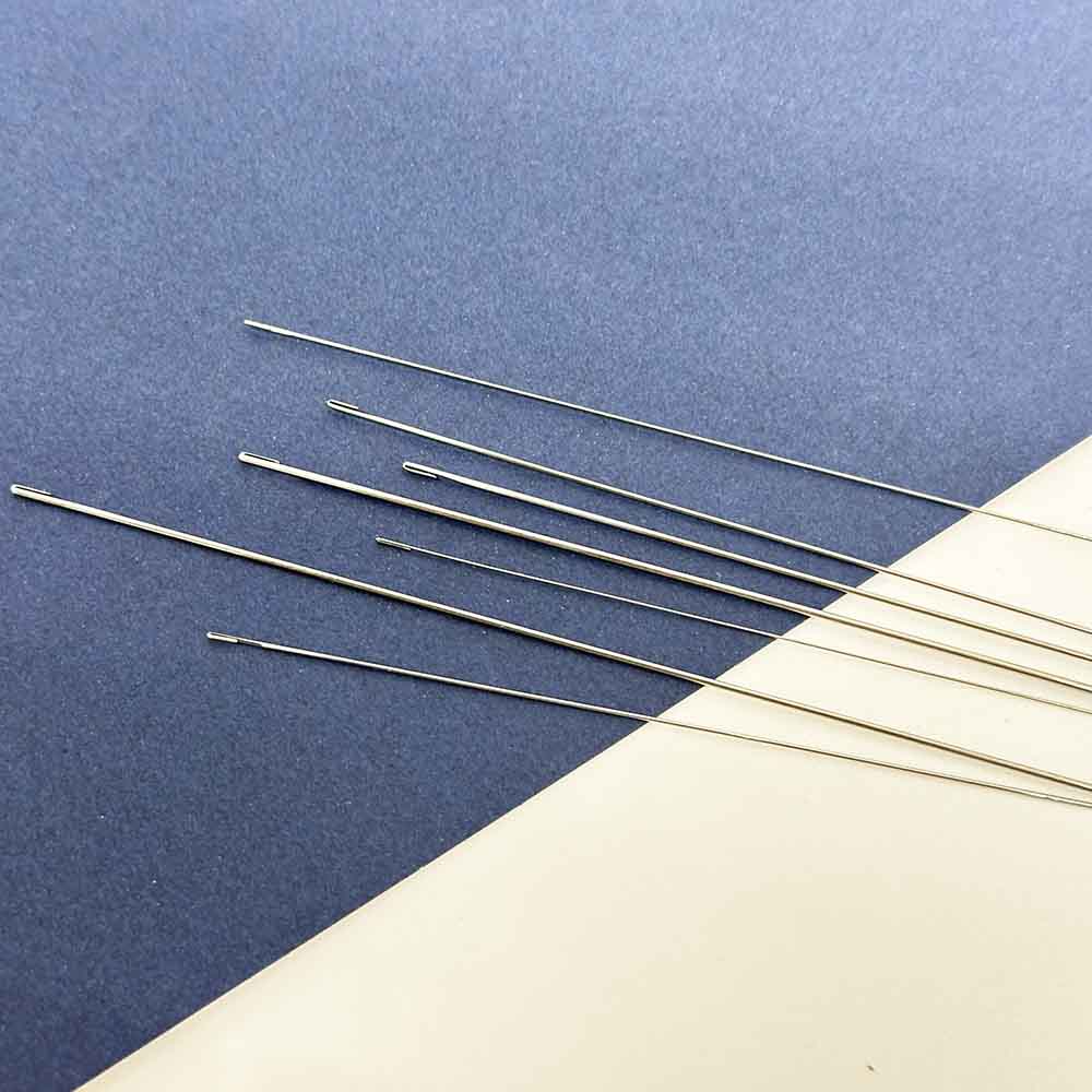 Fiasrel Stainless Steel Beading Needles Easy DIY Jewelry Making Tools Beading Pins for Beading Sewing Supplies