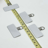 Fiasrel 2/10pcs Stainless Steel Universal Mobile Phone Lanyard Patch Metal Safety Ultra-thin Mobile Phone Strap Accessories