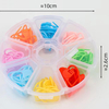 Fiasrel 100pcs/box Mix Color Knitting Crochet Locking Stitch Crochet Latch Needle Clip Hook Colorful Pins Plastic Knitting Needles Tools