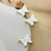Fiasrel 20pcs/50pcs Butterfly Spacer Beads for DIY Jewelry Making Bracelet Necklace Supplies