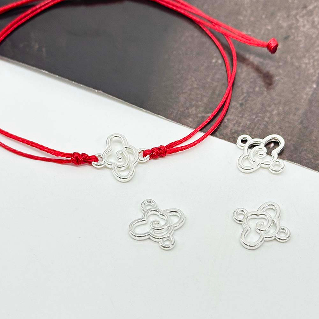 Fiasrel 20/50pcs Vintage Style Metal Cloud Pendant Charms Beads for DIY Necklace Bracelet Jewelry Making Accessories