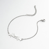 Fiasrel Fashion Tarnish Free Silver 18K Gold Stainless Steel Charm Heartbeat Beat Jewelry for Ladies
