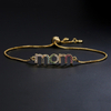 Fiasrel Fashion Jewelry Bracelets Colorful Zircon MAMA Letter Copper Gold Mothers Day Gifts 