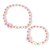 Fiasrel Parent-child Bracelet Set Fashionable Thanksgiving Mother's Day Bead Bracelet Small 