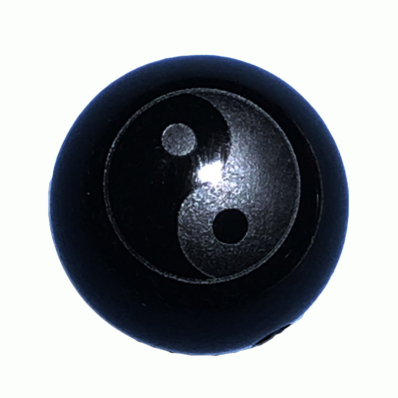 Fiasrel Wholesale Taiji Beads | Yin-Yang & Bagua Taoist Prayer Beads | Loose DIY Mala Components for Spiritual Jewelry Making