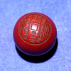 Fiasrel Premium Cinnabar Mountain Spirit Coin Beads | DIY Taoist Ritual Bead Kit | Imperial Vermilion Cinnabar Bagua Charms