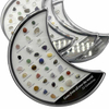Fiasrel 32-Piece Moon-Shaped Mineral Collection – Natural Crystals, Agates & Gemstones for Geology Education & Christmas Gifting