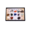 Fiasrel 15 Natural Crystal Mineral Specimens – Crushed Stone Samples for Geological Science Education