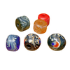 fiasrel 1bundle Nepalese Antique Glass Floral Beads Barrel Beads Vintage-style Buddhist Bracelet 