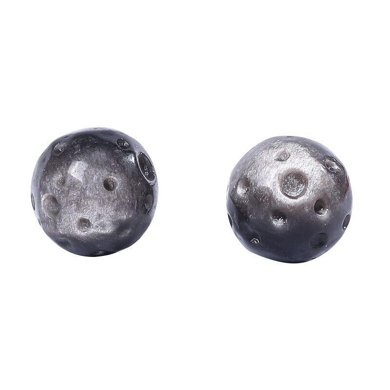 fiasrel 1bundle Natural Silver Obsidian Meteorite Beads – Polished Loose Beads for DIY Bracelet Making