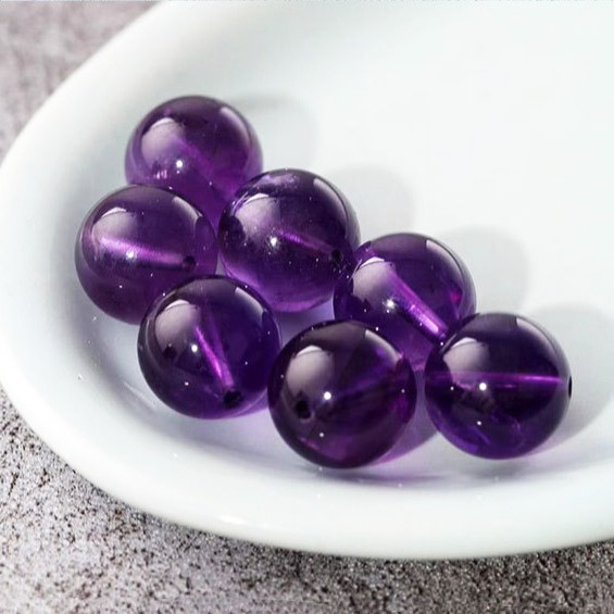 fiasrel Natural Uruguayan Amethyst Beads DIY Jewelry Making Gemstone 
