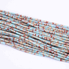 fiasrel 1bundle 2*4mm Tube Beads Natural Stone Colorful Loose Beads for DIY Beading Necklace Cylindrical Spacer Beads