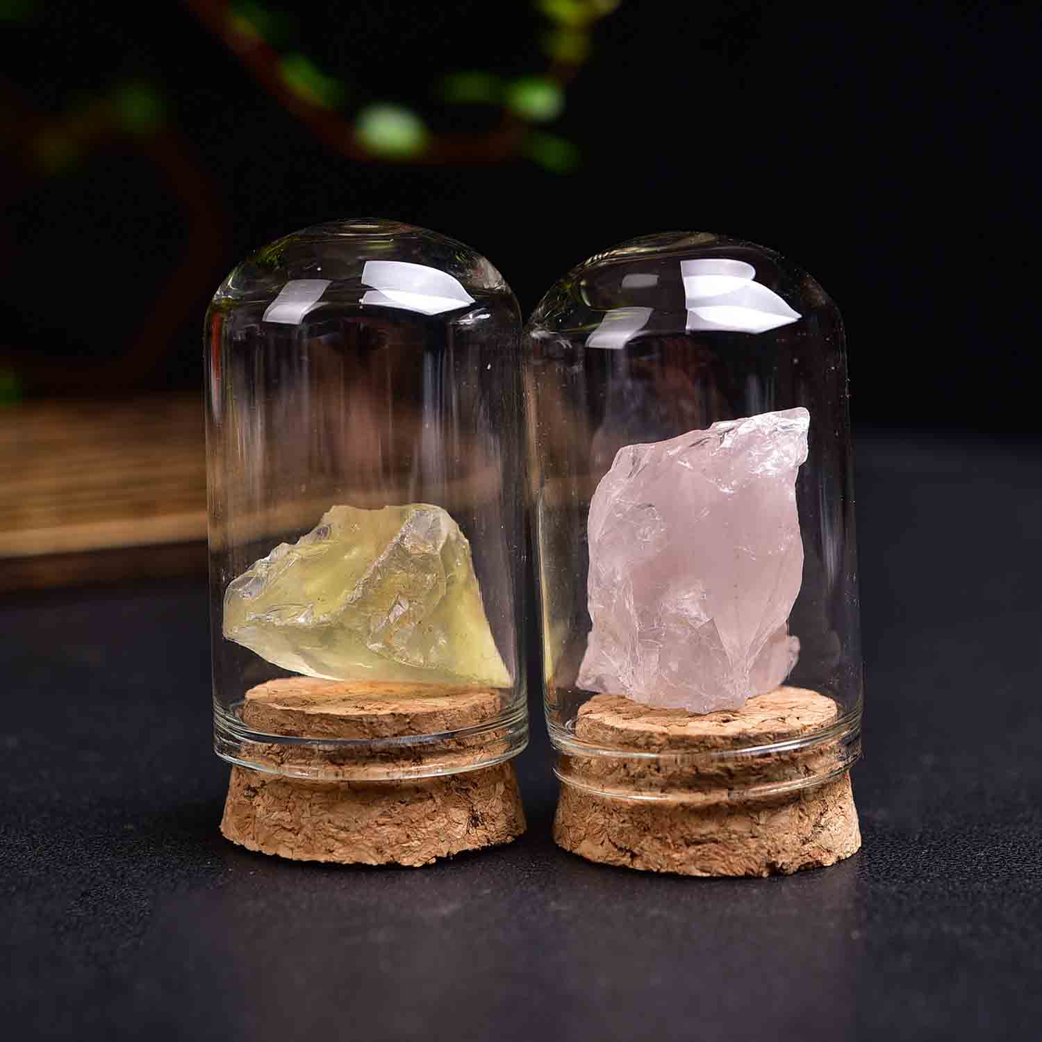fiasrel Natural Crystal Raw Stones | Semi-Precious Gemstone Mineral Specimens for Display, Kids' Science Education & Collection