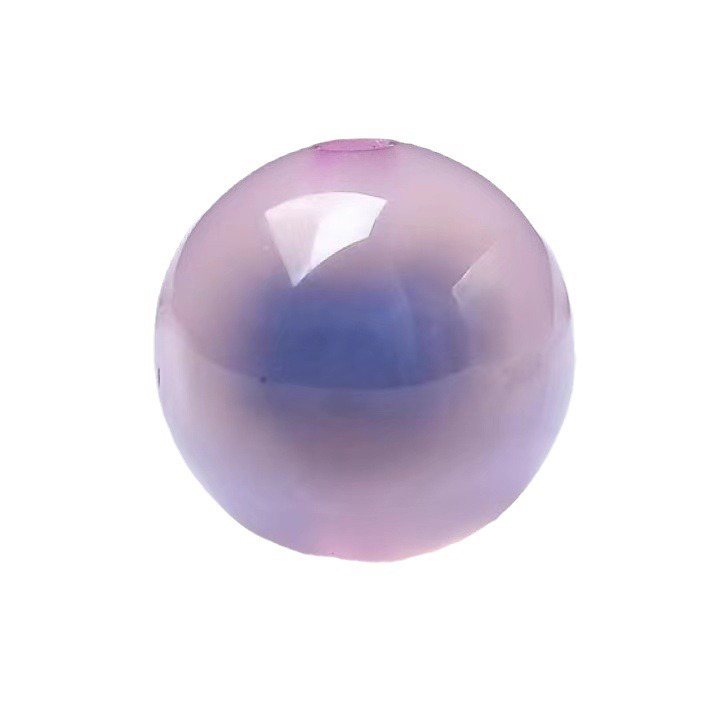 Wholesale Ice-Clear Candy Agate Beads - Assorted Color Round Loose Beads for DIY Jewelry Making