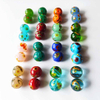 fiasrel 1bundle 14mm Phoenix Eye Pattern Vintage Glass Round Beads – DIY Fashion Jewelry Supplies for Bracelets Necklaces & Earrings