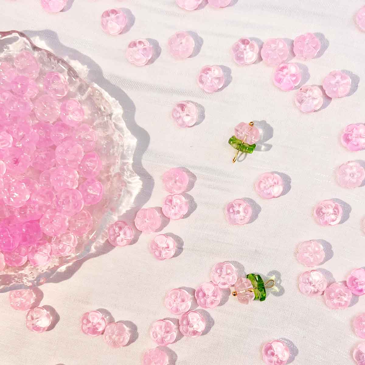 Fiasrel 1bundle 10mm Pumpkin Glass Pendant Beads Handmade DIY Bracelet Accessories Antique Hairpins Wind Chimes Car Hanging