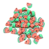 Fiasrel 1000pcs 10mm Fruit soft clay beads - watermelon