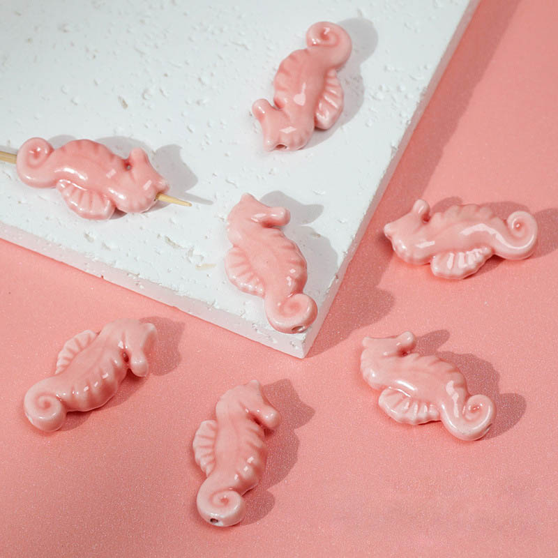 Fiasrel Ocean World Seahorse Ceramic Beads