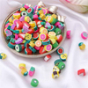 Fiasrel 30pcs Cute fruit soft clay beads
