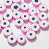 Fiasrel 10mm Colored soft clay eye beads