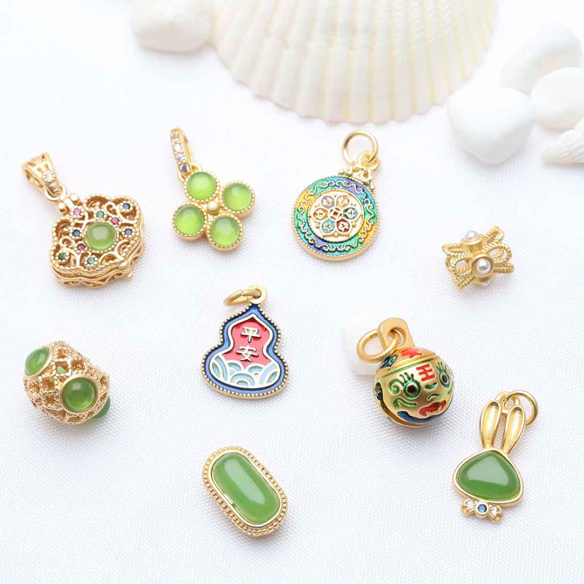 Fiasrel DIY Beaded pendant Drop Pendant