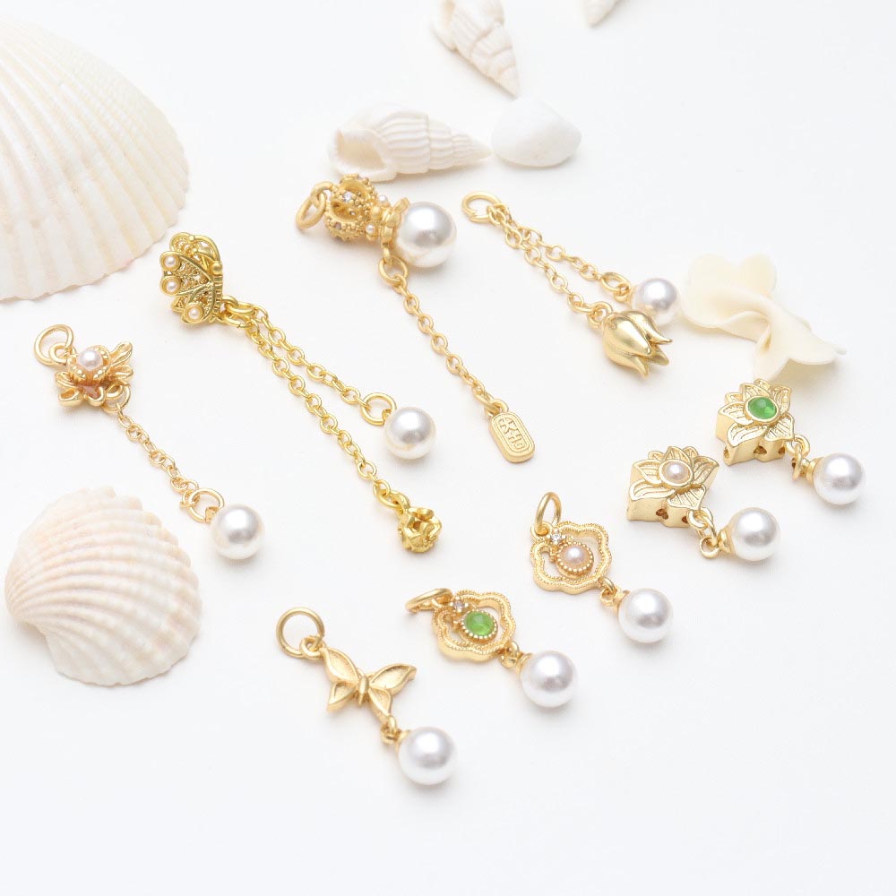 Fiasrel DIY Pearl pendant Drop Pendant