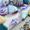 Fiasrel Colored conch ceramic beads