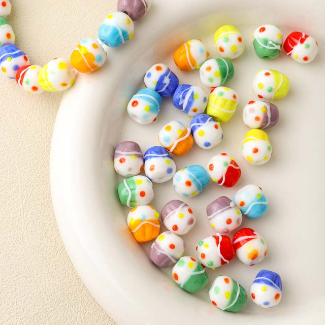 Fiasrel Cake glass beads