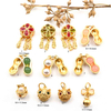 Fiasrel Peanut agate beads Drop Pendant